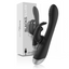 Black&Silver Adam - Rechargeable Rabbit Vibrator, Black