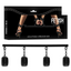Fetish Submissive Bondage - Adjustable Spreader Bar Set, 4 Pieces