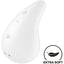 Additional view 2 of Satisfyer Dew Drop - Lay-On Vibrator, White