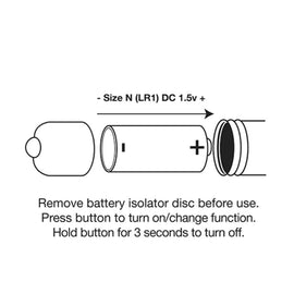 Additional view 6 of Rocks-Off RO-80 Midnight Metal - Vibrating Bullet