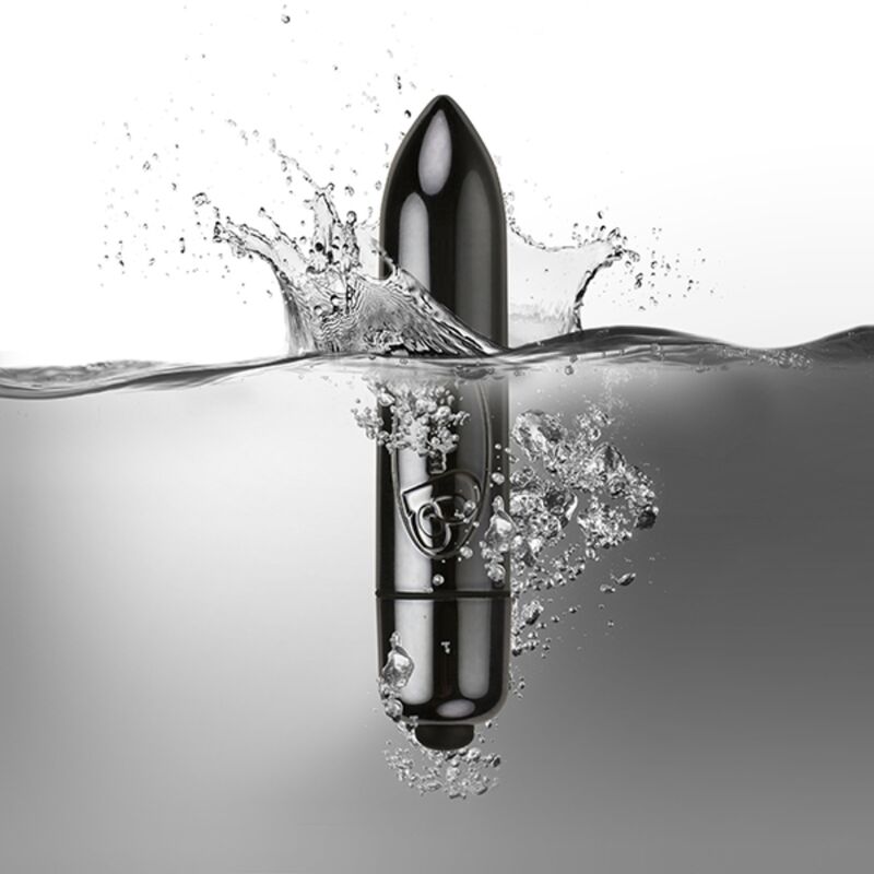 Additional view 4 of Rocks-Off RO-80 Midnight Metal - Vibrating Bullet