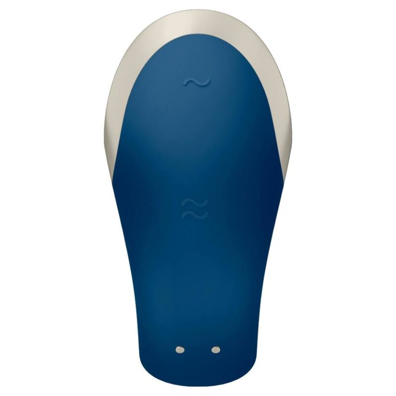 Additional view 5 of Satisfyer Double Love - App-Controlled Couples Vibrator, Blue