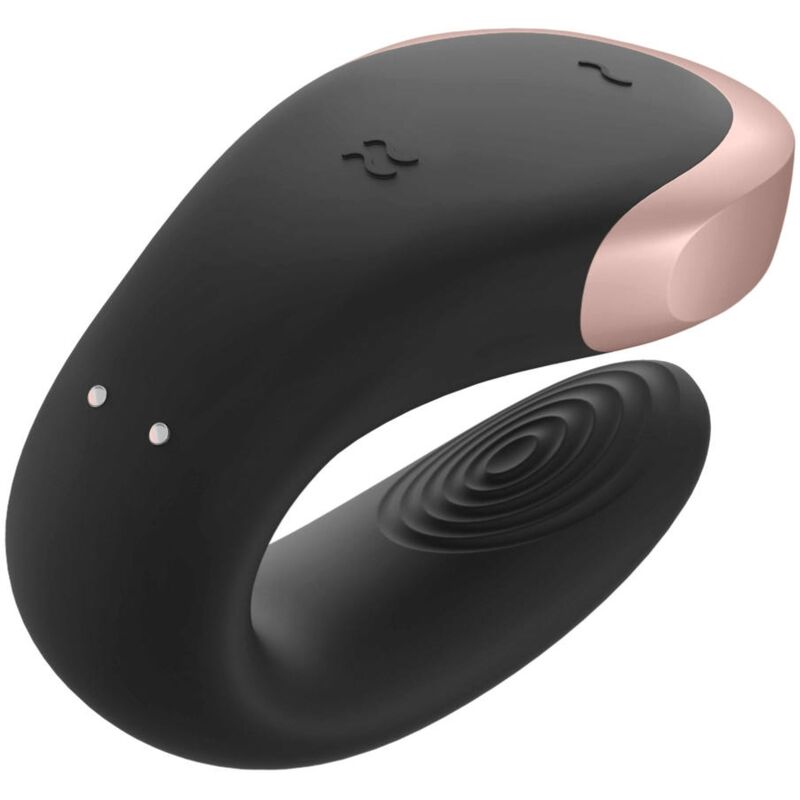 Additional view 3 of Satisfyer Double Love - App-Controlled Couples Vibrator, Black