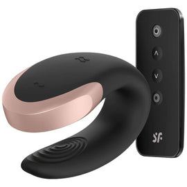 Additional view 2 of Satisfyer Double Love - App-Controlled Couples Vibrator, Black