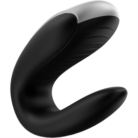 Additional view 6 of Satisfyer Double Fun - Couples Vibrator, Black