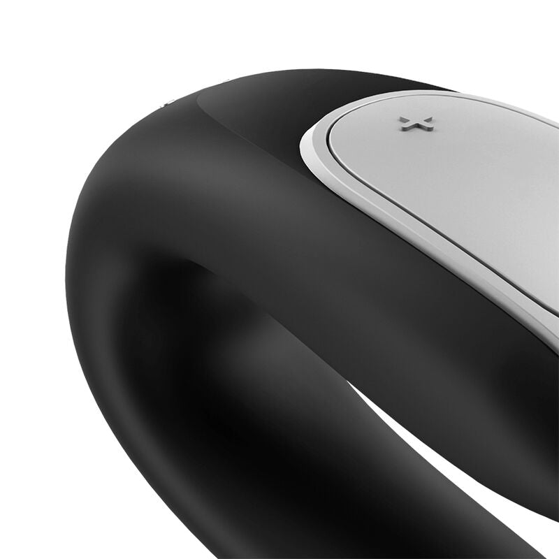 Additional view 7 of Satisfyer Double Fun - Couples Vibrator, Black