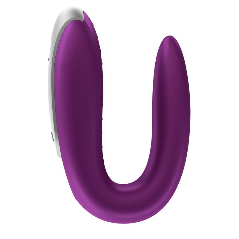 Additional view 8 of Satisfyer Double Fun - Couples Vibrator, Purple