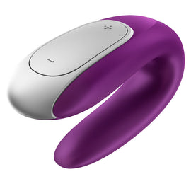 Additional view 5 of Satisfyer Double Fun - Couples Vibrator, Purple