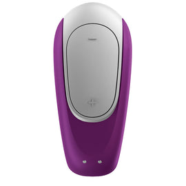 Additional view 6 of Satisfyer Double Fun - Couples Vibrator, Purple