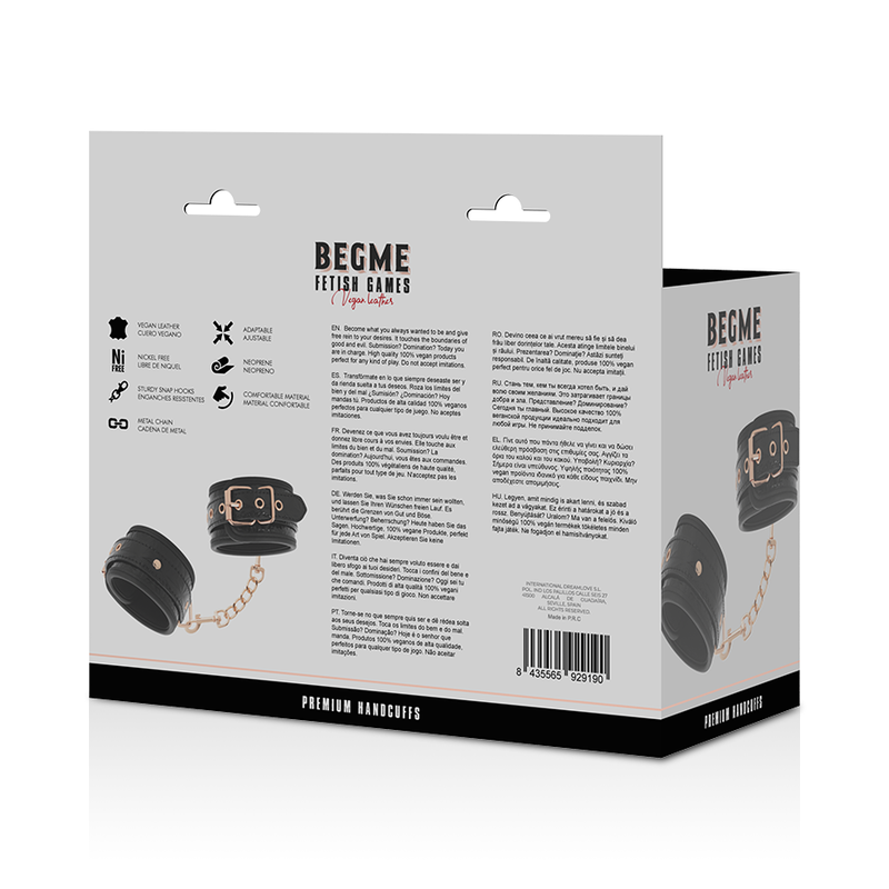 Additional view 2 of BeGme Black Edition - Premium Handcuffs