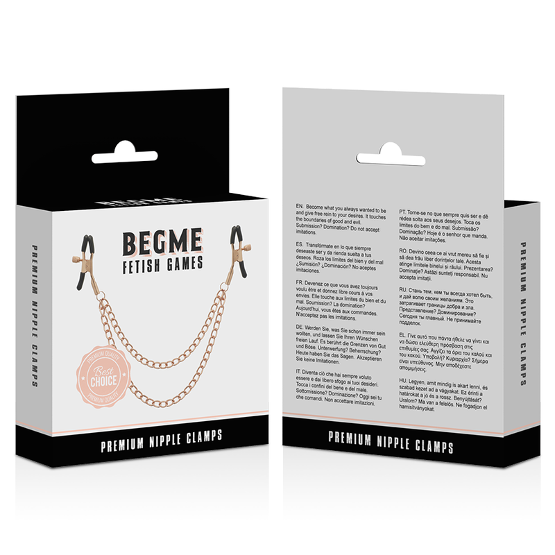 BeGme Black Edition - Premium Nipple Clamps
