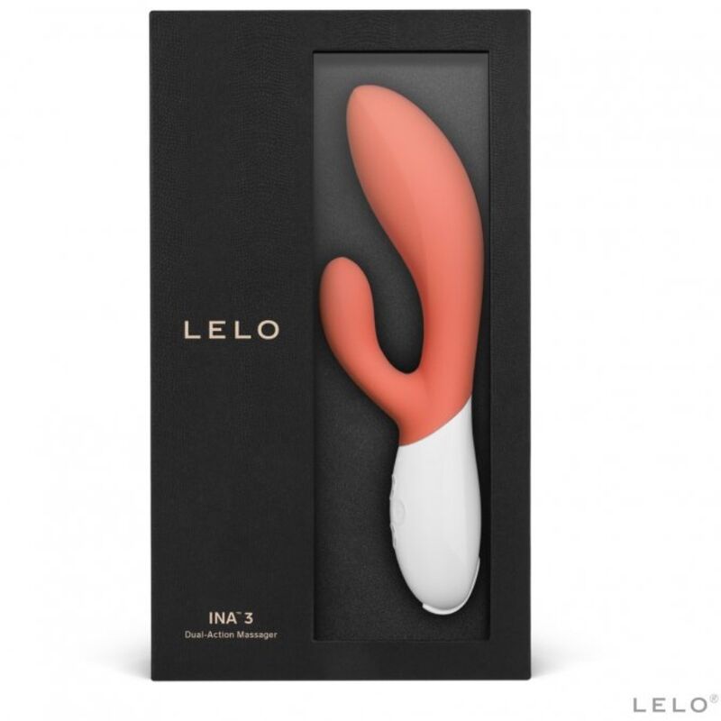 LELO Ina 3 - Rabbit Vibrator, Coral Main image