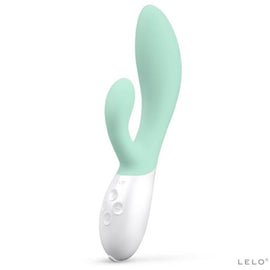 Additional view 4 of LELO Ina 3 - Rabbit Vibrator, Seaweed Green