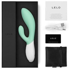Additional view 2 of LELO Ina 3 - Rabbit Vibrator, Seaweed Green