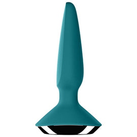 Additional view 4 of Satisfyer Plug-ilicious 1 - App-Controlled Anal Plug, Green