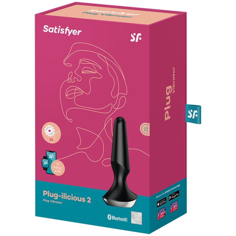 Satisfyer Plug-ilicious 2 - App-Controlled Anal Plug, Black Main image