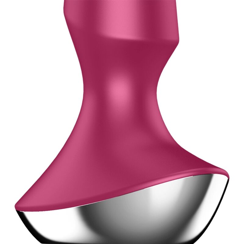 Additional view 5 of Satisfyer Plug-ilicious 2 - App-Controlled Anal Plug, Berry