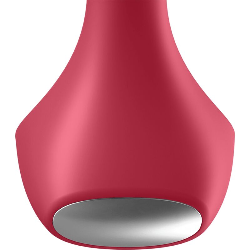 Additional view 4 of Satisfyer Backdoor Lover - Vibrating Anal Plug, Red