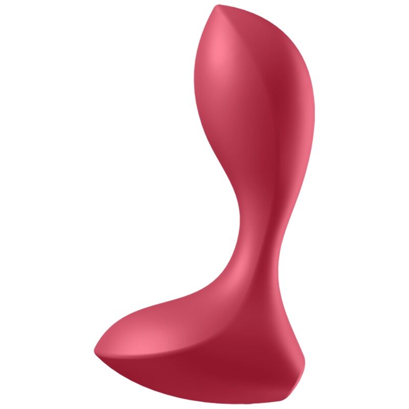 Additional view 3 of Satisfyer Backdoor Lover - Vibrating Anal Plug, Red