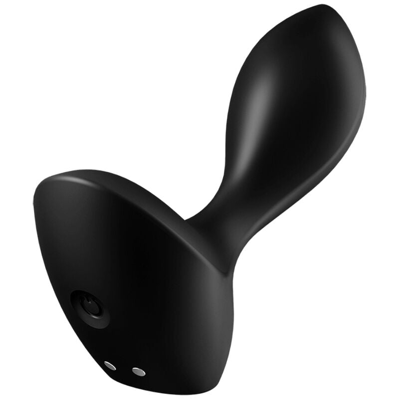 Additional view 2 of Satisfyer Backdoor Lover - Vibrating Anal Plug, Black