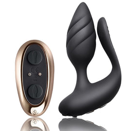 Additional view 2 of Rocks-Off Cocktail - Remote-Control Anal Plug, Black
