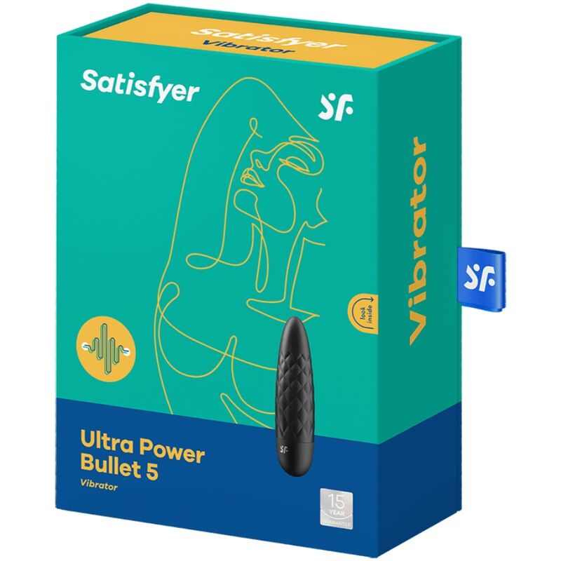 Satisfyer Ultra Power Bullet 5 - Bullet Vibrator, Black Immagine principale del prodotto