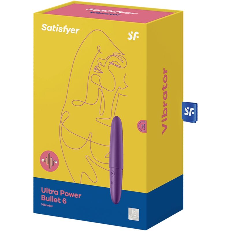 Satisfyer Ultra Power Bullet 6 - Bullet Vibrator, Purple Immagine principale del prodotto