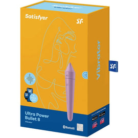 Satisfyer Ultra Power Bullet 8 - App-Controlled Bullet Vibrator, Lilac
