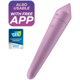 Additional view 2 of Satisfyer Ultra Power Bullet 8 - App-Controlled Bullet Vibrator, Lilac