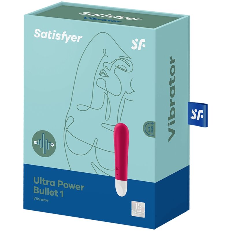 Satisfyer Ultra Power Bullet 1 - Bullet Vibrator, Red