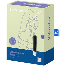 Satisfyer Ultra Power Bullet 2 - Bullet Vibrator, Black