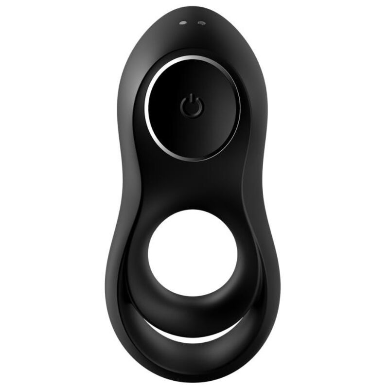 Additional view 2 of Satisfyer Legendary Duo - Vibrating Performance Ring, Black
