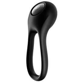 Additional view 3 of Satisfyer Majestic Duo - Vibrating Performance Ring, Black
