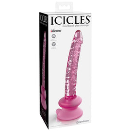 Icicles No. 86 - Glass Dildo with Suction Cup