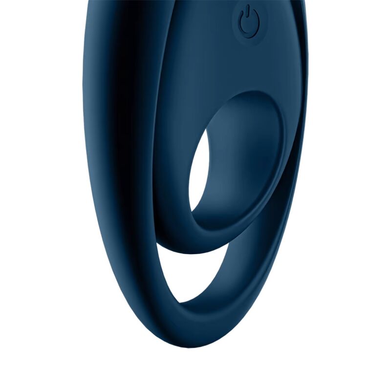 Additional view 3 of Satisfyer Glorious Duo - Vibrating Performance Ring, Blue