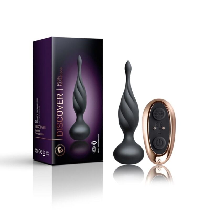 Rocks-Off Discover - Remote-Control Anal Stimulator, Black Main image