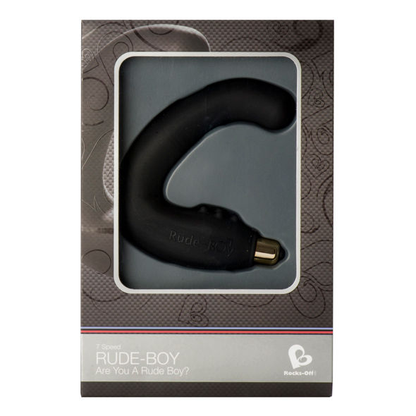Rocks-Off Rude-Boy - Prostate Massager, Black