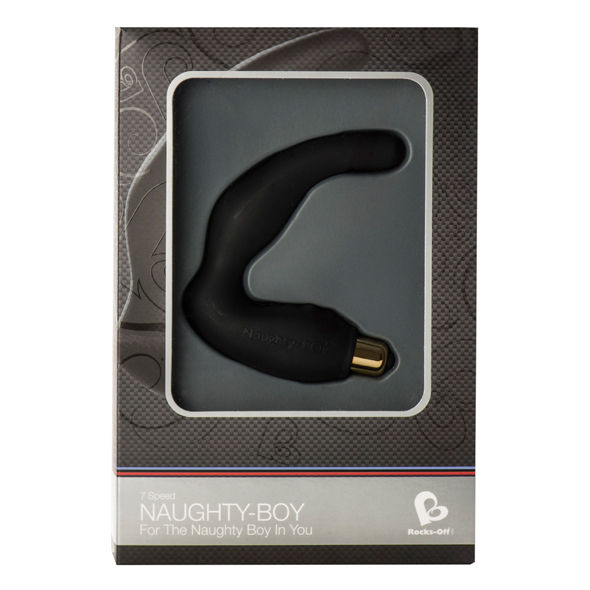 Rocks-Off Naughty-Boy - Prostate Massager, Black Main image