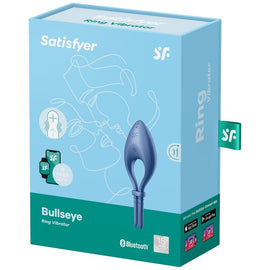 Satisfyer Bullseye App - Vibrating Performance Ring, Blue