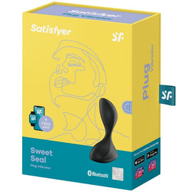 Satisfyer Sweet Seal App - Vibrating Anal Plug, Black