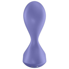 Additional view 4 of Satisfyer Sweet Seal App - Vibrating Anal Plug, Violet