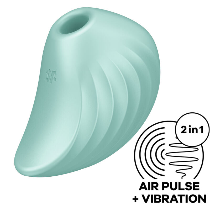 Satisfyer Pearl Diver - Air-Pulse Clitoral Stimulator, Green