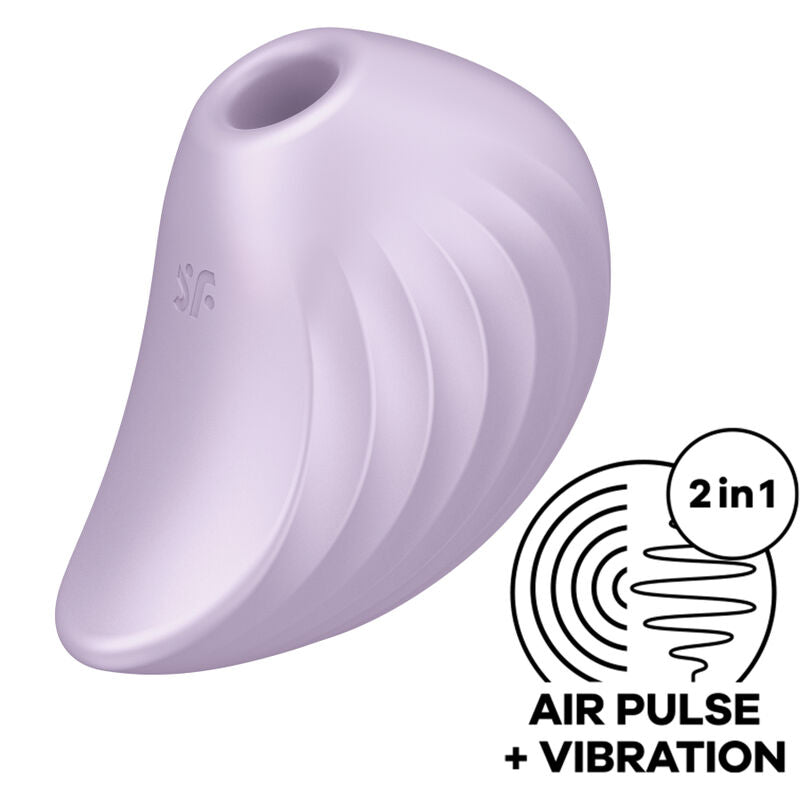 Additional view 2 of Satisfyer Pearl Diver - Air-Pulse Clitoral Stimulator, Green