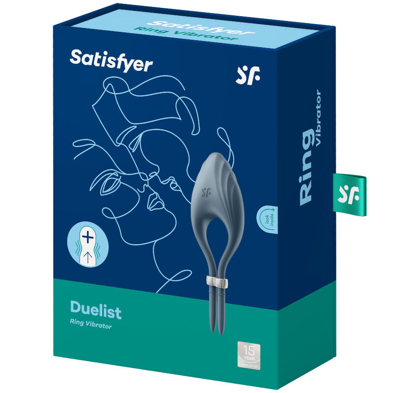 Satisfyer Duelist - Vibrating Ring, Blue