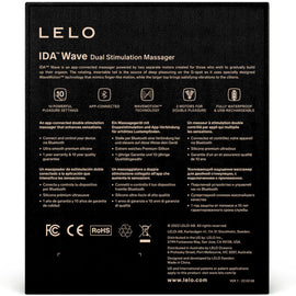 Additional view 2 of LELO Ida Wave - App-Connected Couples Vibrator, Black