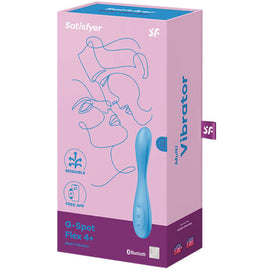 Satisfyer G-Spot Flex 4+ - App-Controlled G-Spot Vibrator, Blue