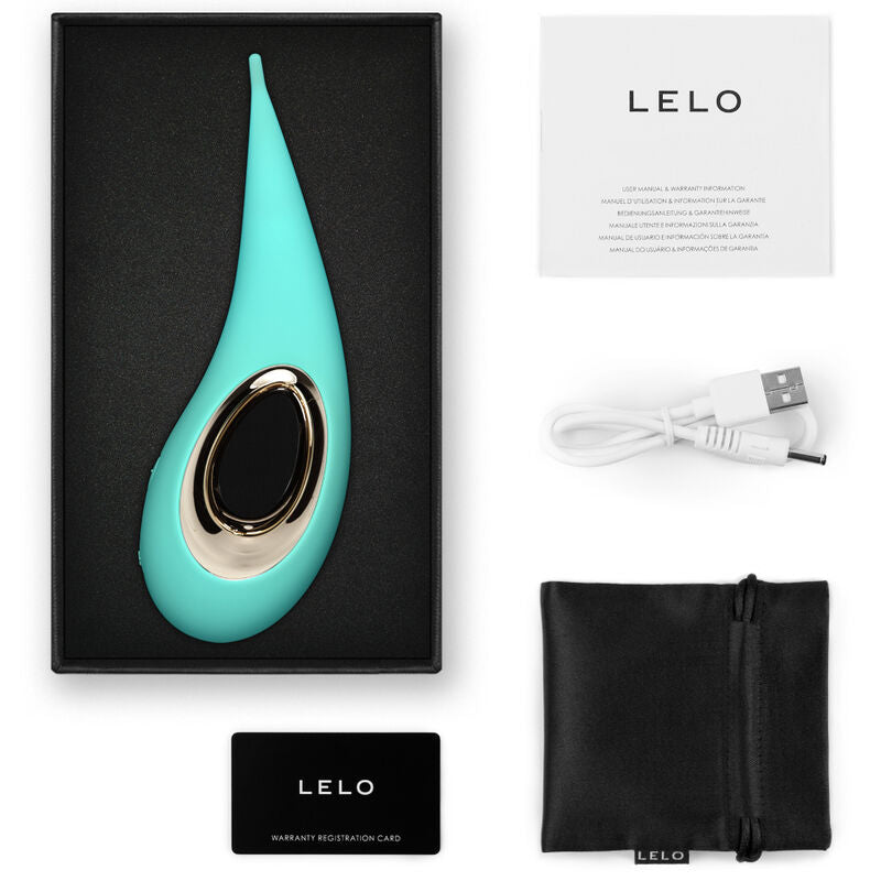 LELO Dot - Pinpoint Clitoral Stimulator, Aqua Green Main image