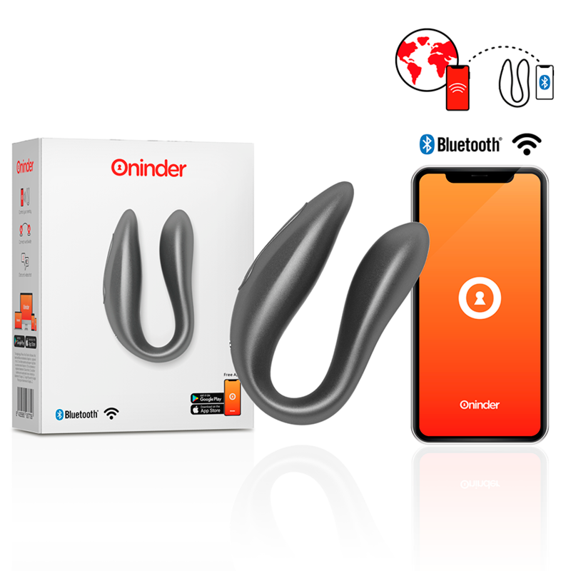 Oninder Lisboa - Dual-Stimulation Vibrator, Black