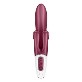 Additional view 4 of Satisfyer Touch Me - Rabbit Vibrator, Red