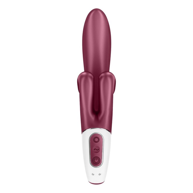 Additional view 4 of Satisfyer Touch Me - Rabbit Vibrator, Red
